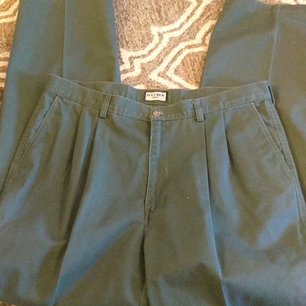Ivy crew men's dark green pants